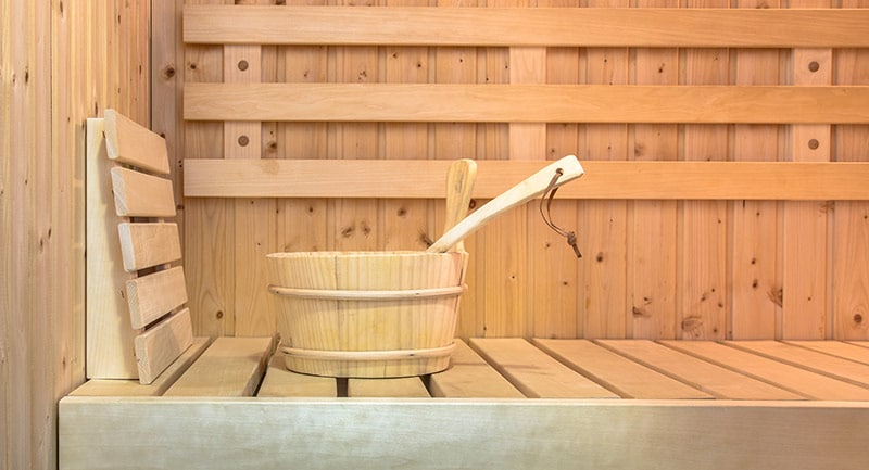 An inside look at a traditional sauna