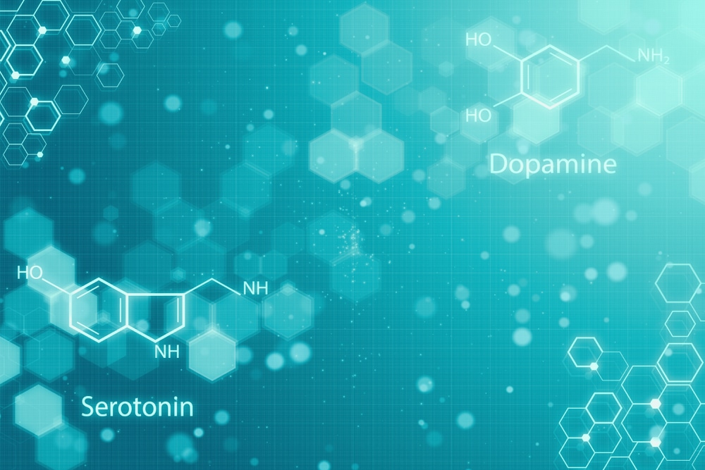 Molecular Compound View of Dopamine and Serotonin