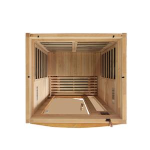 small infrared sauna top view