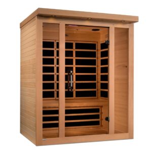far infrared sauna with reading lights