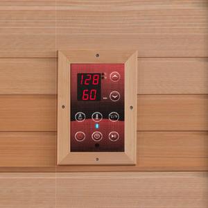 control panel for low emf infrared sauna