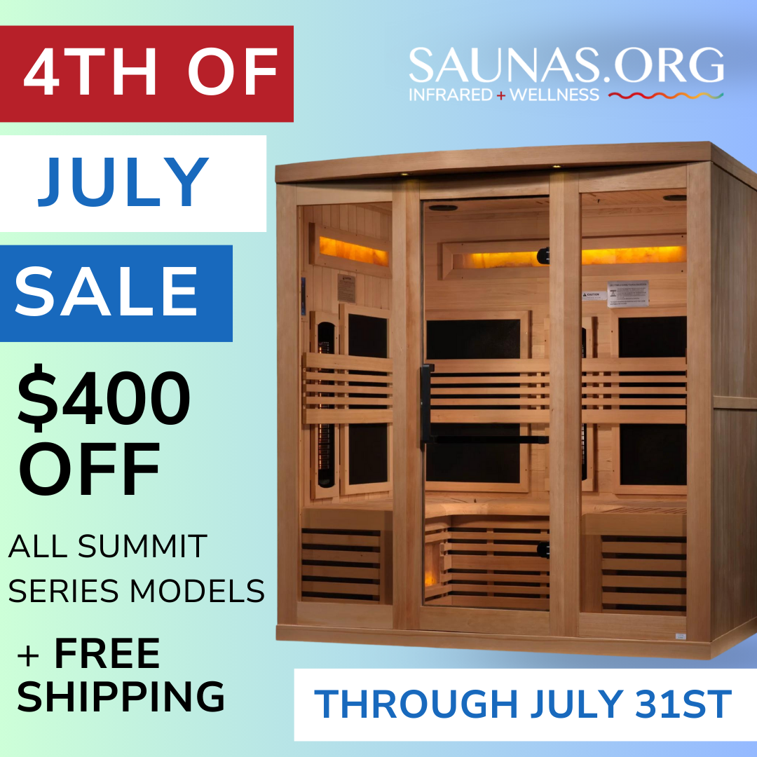 July Sauna Sale: $400 Off All Summit Series Saunas